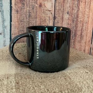 Starbucks Black Metallic coffee cup